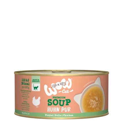 WOW CAT doplnkové krmivo pre mačky kuracia polievka