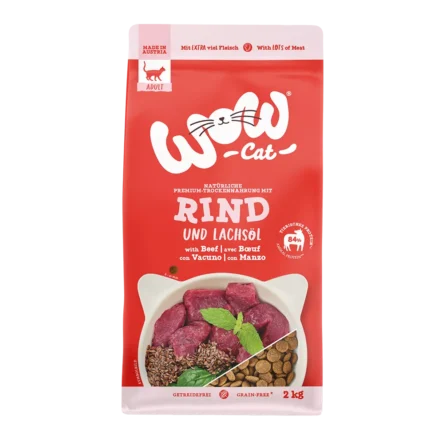 WOW CAT granuly pre mačky hovädzie mäso a losos 2