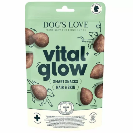DOG'S LOVE Maškrty pre psy Vital+GLOW na starostlivosť o srsť