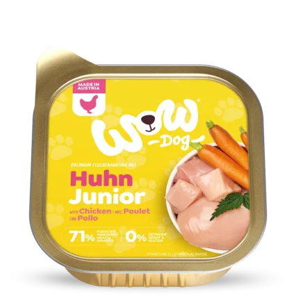 WOW DOG Vaničky pre šteniatka s kuracim mäsom