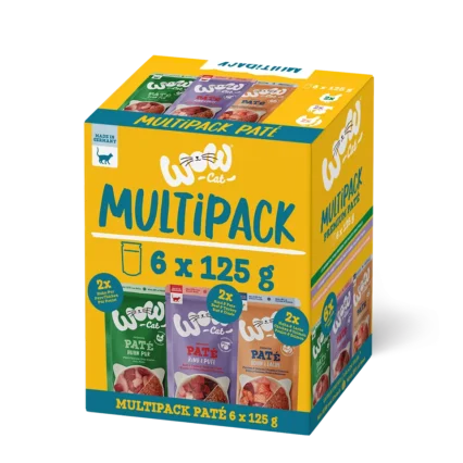 WOW CAT kapsičky pre mačky multipack mix príchutí