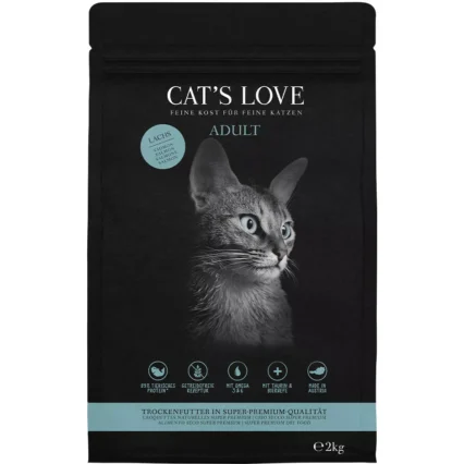 Cat’s Love suché krmivo pre dospelé mačky s lososom
