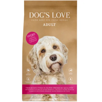 DOG'S LOVE Granuly pre psy s konským mäsom