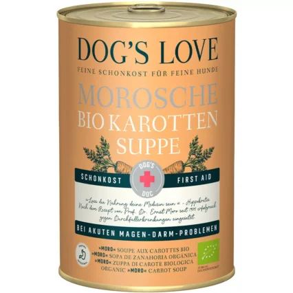 DOG'S LOVE  Špeciálna diéta pre psov Bio mrkvová polievka Moros