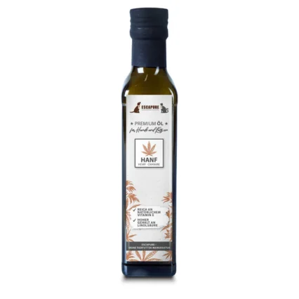 Escapure konopný olej pre psov – prírodný doplnok výživy