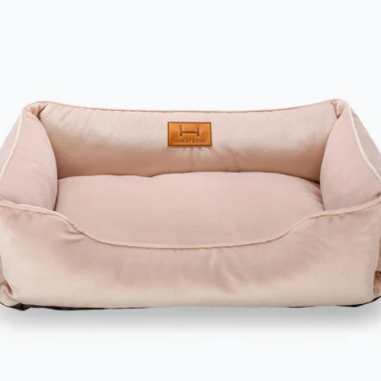 HARLEY AND CHO Pelech pre psa/mačku Dreamer Velur Púdrovy