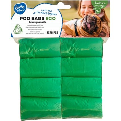 DUVO+ Sáčky biologicky rozložiteľný na zber psích výkalov