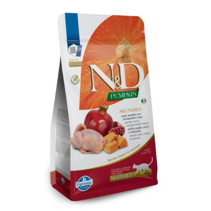 Farmina N&D Pumpkin Neutered Quail granuly pre mačky