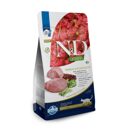 Farmina N&D Quinoa Weight Management Lamb granuly pre mačky