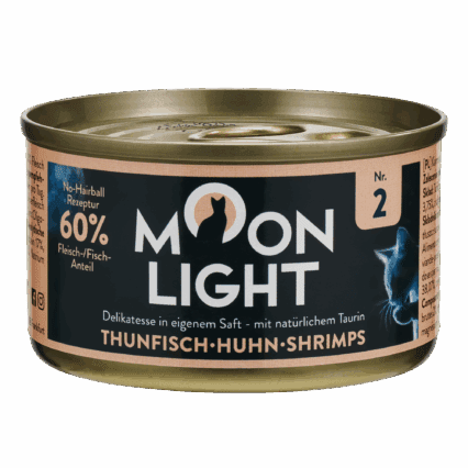 Moonlight konzervy pre mačky tuniak kuracie mäso krevety 2