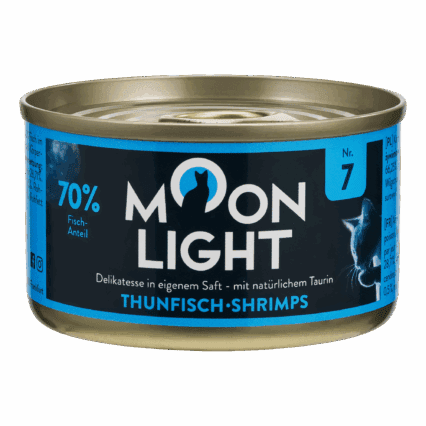 Moonlight konzervy pre mačky No.7 – tuniak a krevety v šťave