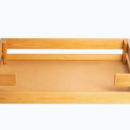 HARLEY AND CHO Drevený rám béžový pre pelech pre domáce zvieratá