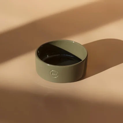 HARLEY AND CHO Keramická miska olivová