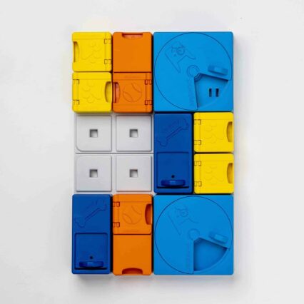 PAWZLER Interaktívny puzzle pre psy Dúhová sada