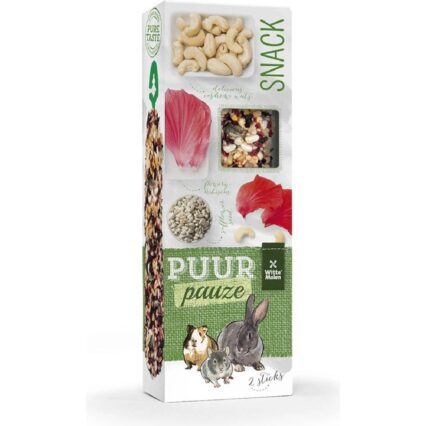 PUUR  lahodné tyčinky pre hlodavce ibištek a kešu oriešky