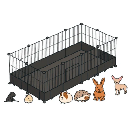 Enclosures and runs for rodents and rabbits