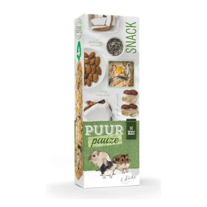 PUUR pauze Sticks banana & date - lahodné tyčinky pre králiky a hlodavce