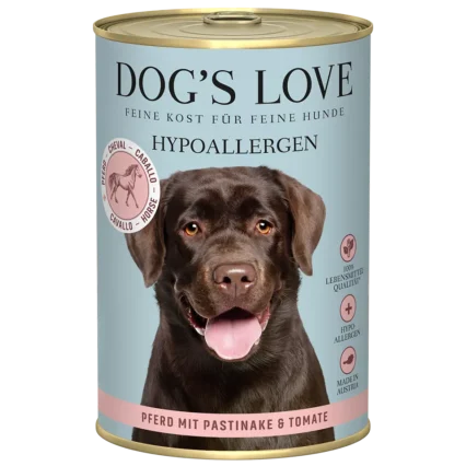 DOG'S LOVE Konzervy pre psov hypoalergénne konské