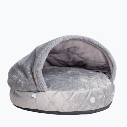 Ležadlo s kapucňou Cover Plush - Grey