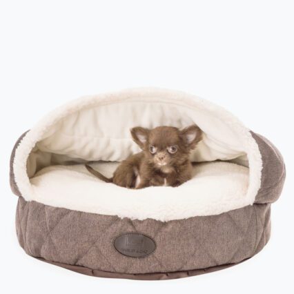 Ležadlo s kapucňou Cover -Brown