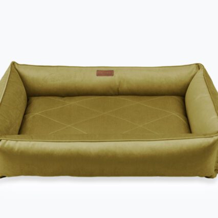 Pelech SOFA pre psa, velúr olivový