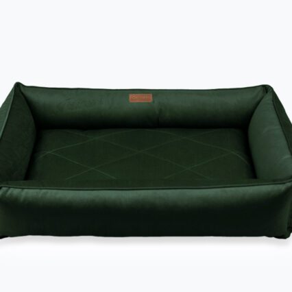 Pelech SOFA pre psa, velúr zelený