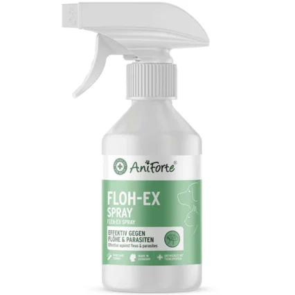 AniForte Floh-Ex Spray – prírodná ochrana proti parazitom