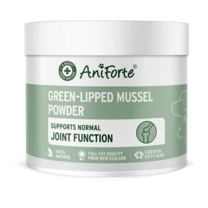 AniForte Green Lipped Mussel Powder – podpora kĺbov pre psy a mačky
