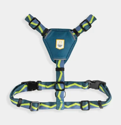 postroj pre psa woolly wolf horizon deep teal mix