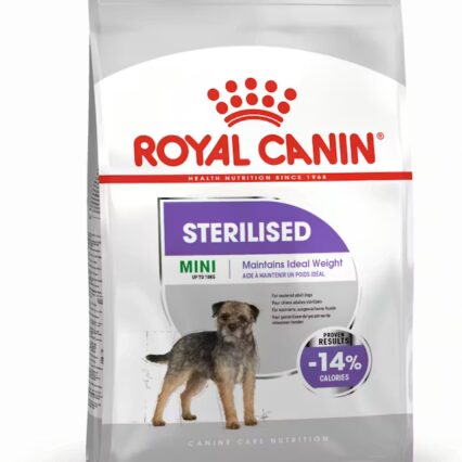 Royal Canin CCN Dog Sterilised Mini Adult – granule pre kastrované psy malých plemien