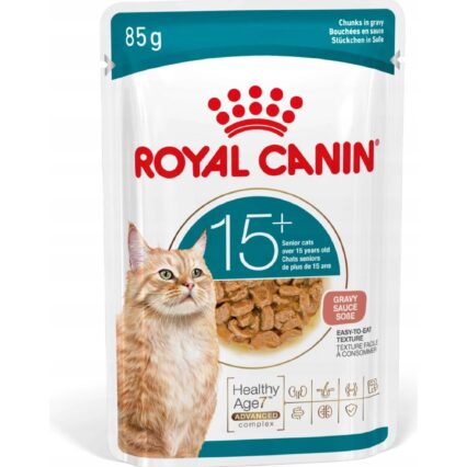 Royal Canin Ageing 15+ in Gravy – kapsičky pre senior mačky