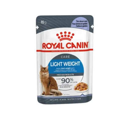 Royal Canin Light Weight Care in Jelly – kapsičky pre mačky na kontrolu hmotnosti