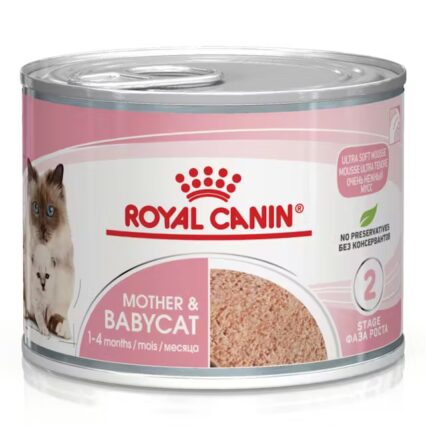 Royal Canin Mother&Babycat Mousse – konzervy pre mačky a mačiatka
