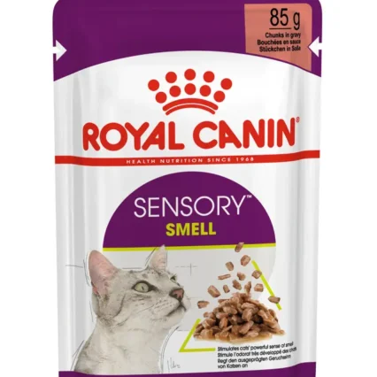 Royal Canin Sensory Smell Gravy – kapsičky pre dospelé mačky