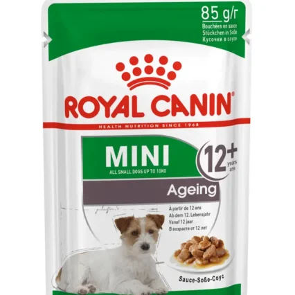 Royal canin mini ageing gravy kapsičky pre psov