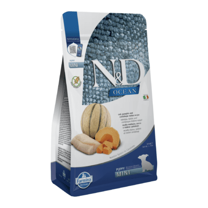farmina n&d ocean cod pumpkin puppy mini granuly pre šteňatá