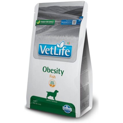 Farmina Vet Life Obesity Fish granuly pre psa na zníženie hmotnosti