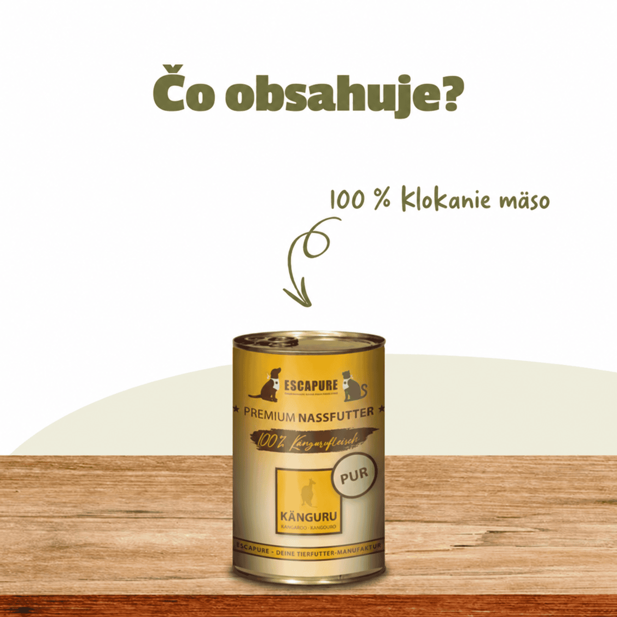 Escapure Känguru PUR – 100 % kengurie mäso pre psov - Obrázok 4