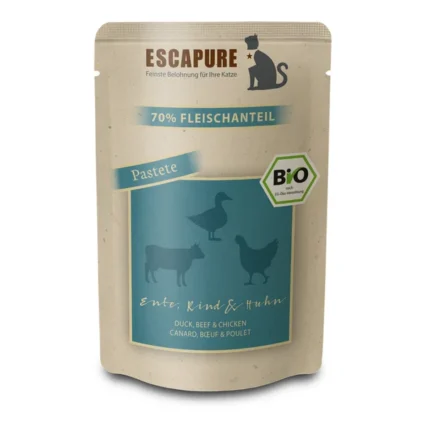 escapure bio kapsicka pre macky kacica hovadzie kuracie